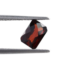 RED GARNET CHECKER CUT GEMSTONE BACK OCTAGON (MEDIUM/SI) 7X5MM 1.05 Cts.