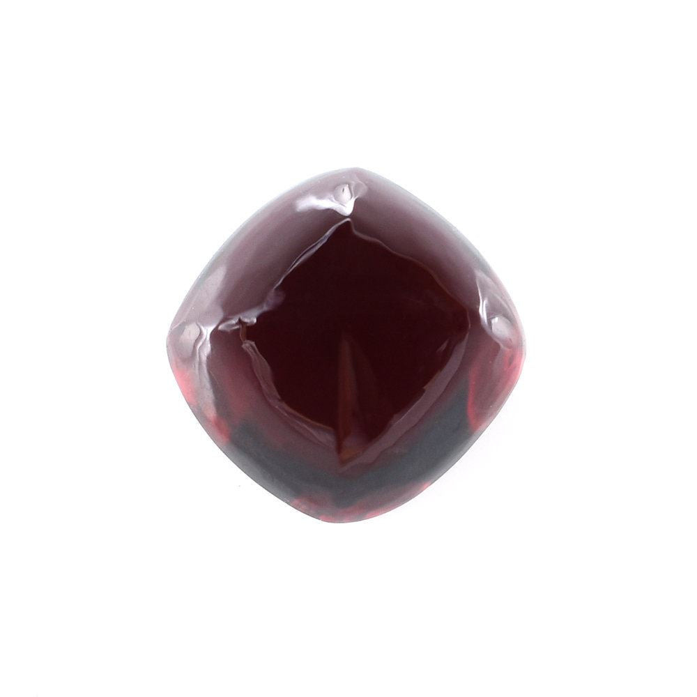RED GARNET SUGARLOAF CUSHION CAB (MEDIUM/SI) 8X8MM 3.60 Cts.