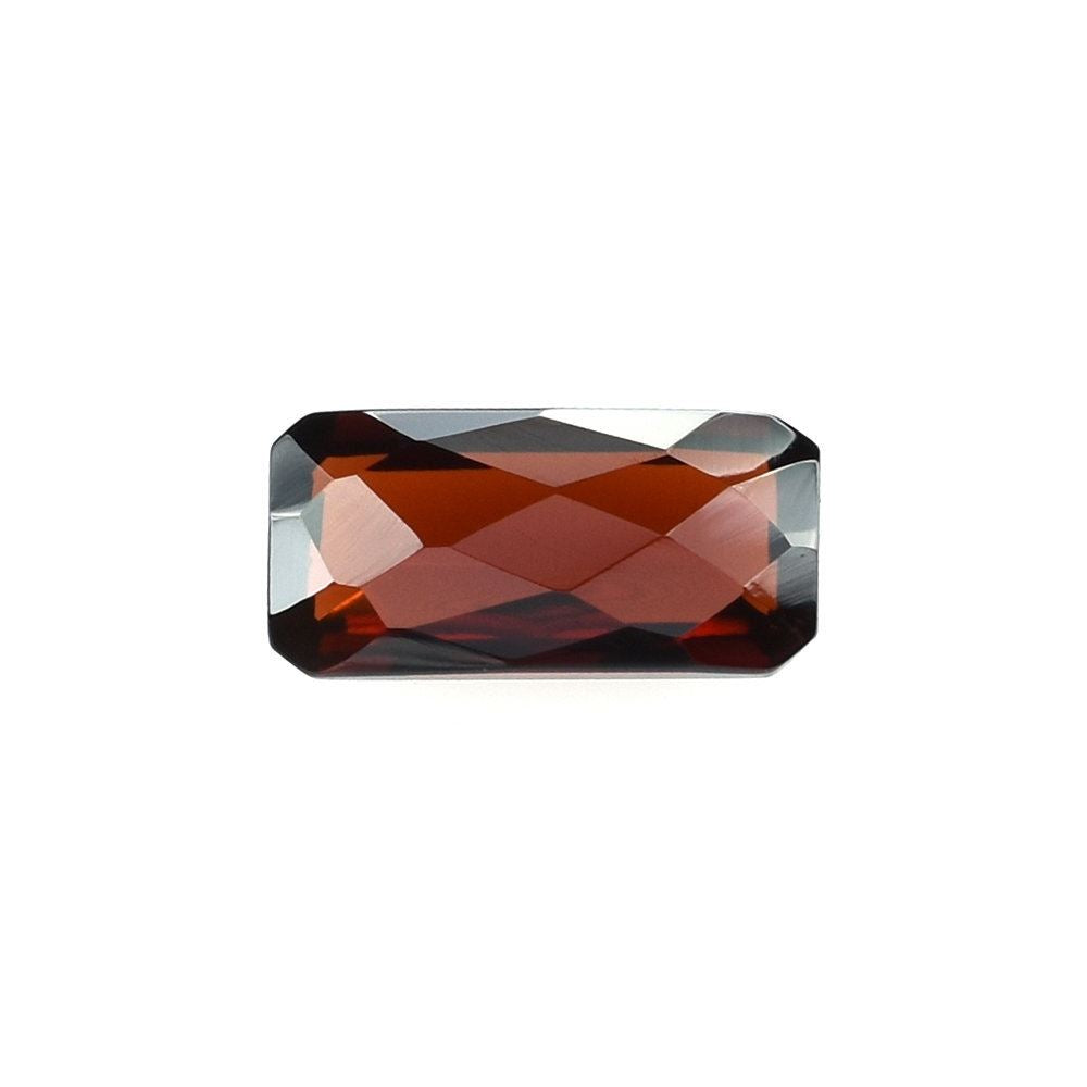 RED GARNET CHECKER CUT OCTAGON (MEDIUM/CLEAN) 8X4MM 0.97 Cts.