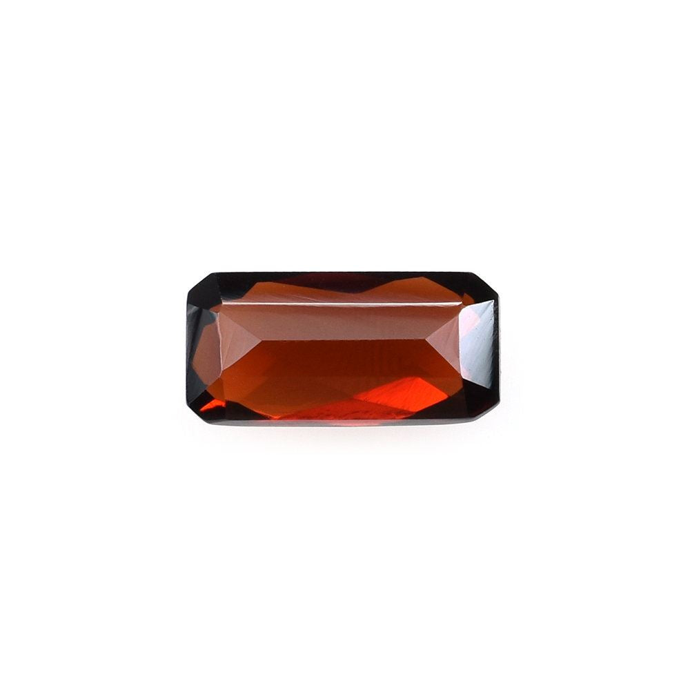 RED GARNET CHECKER CUT OCTAGON (MEDIUM/CLEAN) 8X4MM 0.97 Cts.