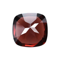 RED GARNET CUT CUSHION (OPEN RED/SI) 9X9MM 4.05 Cts.