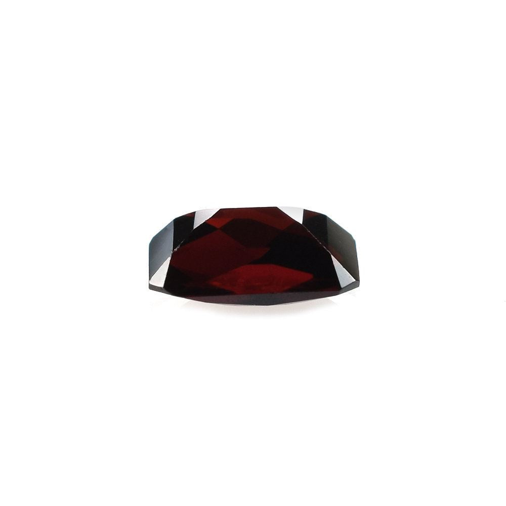 RED GARNET CHECKER CUT GEMSTONE BACK OCTAGON (DARK/CLEAN) 7X5MM 1.15 Cts.