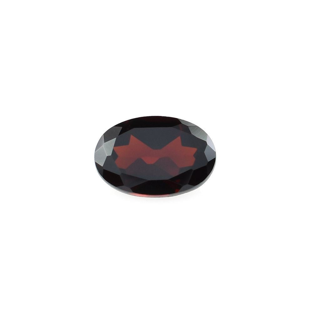 RED GARNET CUT OVAL (DARK/CLEAN) 6X4MM 0.55 Cts.