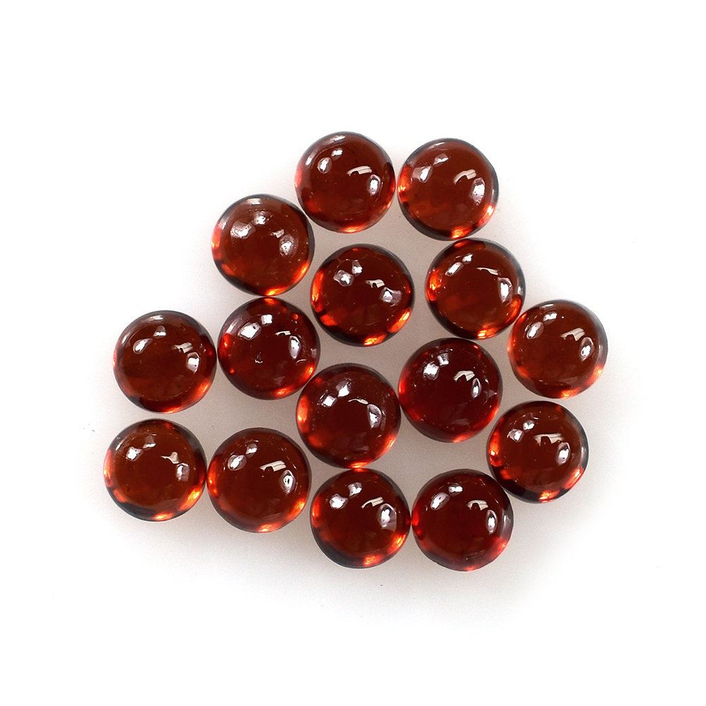 RED GARNET PLAIN ROUND CAB 3X3MM 0.19 Cts.