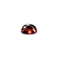 RED GARNET PLAIN ROUND CAB 4X4MM 0.38 Cts.