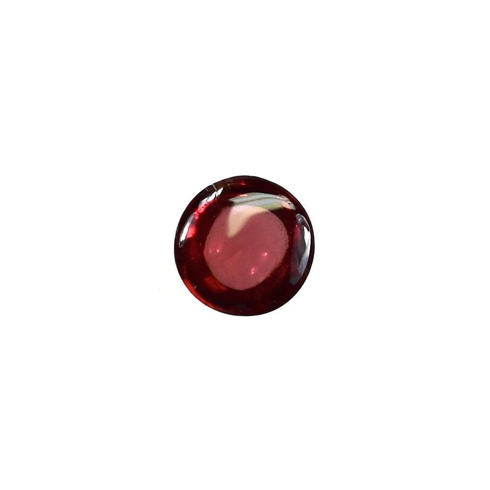 RED GARNET PLAIN ROUND CAB 4X4MM 0.38 Cts.