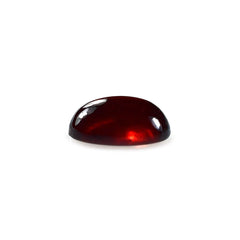 RED GARNET PLAIN OVAL CAB (MEDIUM/SI) 7X5MM 1.10 Cts.