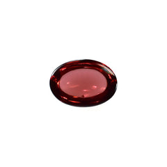 RED GARNET PLAIN OVAL CAB (MEDIUM/CLEAN) 7X5MM 1.05 Cts.