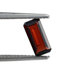 RED GARNET STEP CUT OCTAGON (DARK) 8X4MM 0.99 Cts.