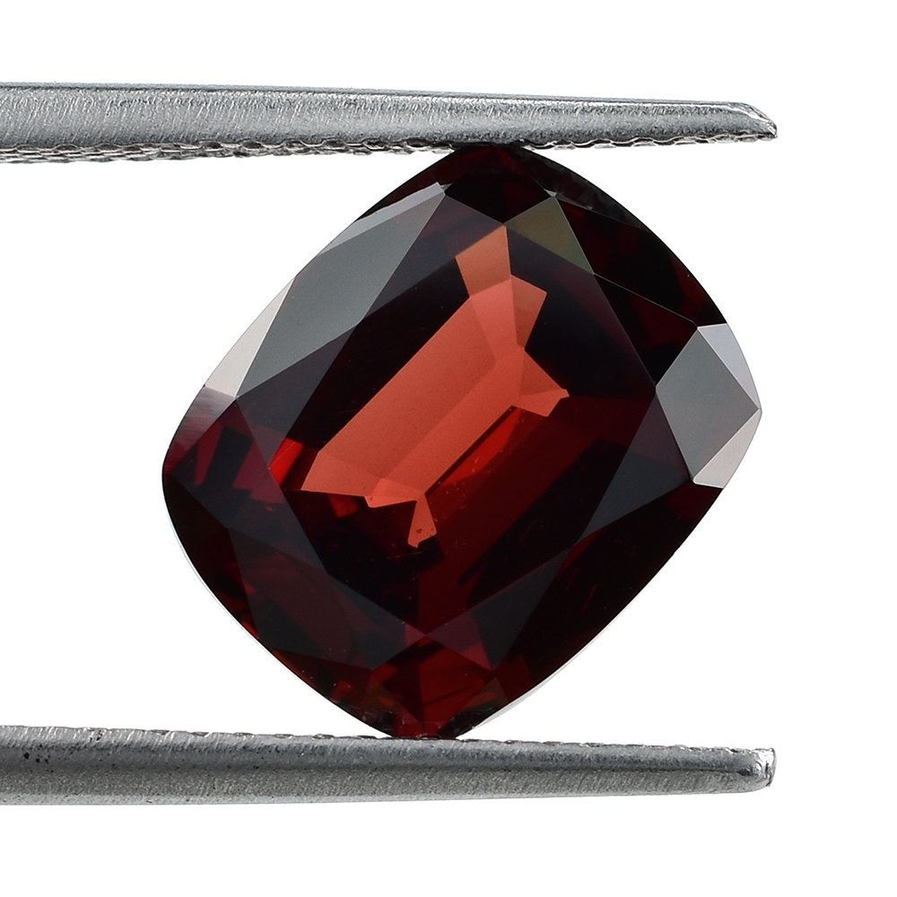 RED GARNET CUT CUSHION (OPEN RED/CLEAN) (PAIR-1) 11X9MM 4.68 Cts.