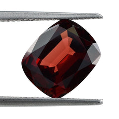 RED GARNET CUT CUSHION (OPEN RED/CLEAN) (PAIR-1) 11X9MM 4.68 Cts.