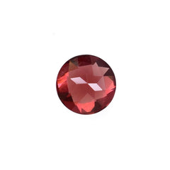 RED GARNET CHECKER CUT ROUND (OPEN RED/SI) 5.00X5.00 MM 1.00 Cts.