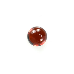 GARNET RED PLAIN CUT ROUND CAB (OPEN RED) (SI) 4.00 MM 0.43 Cts.