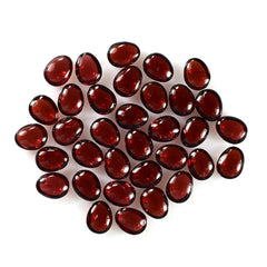 RED GARNET PLAIN LENTIL FANCY (MEDIUM/HI) 8.80X7.00 MM 2.00 Cts.