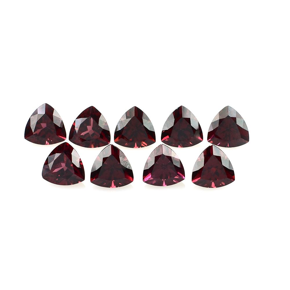 RED GARNET CUT TRILLIAN (DARK)(CLEAN) 7.00X7.00 MM 1.63 Cts.