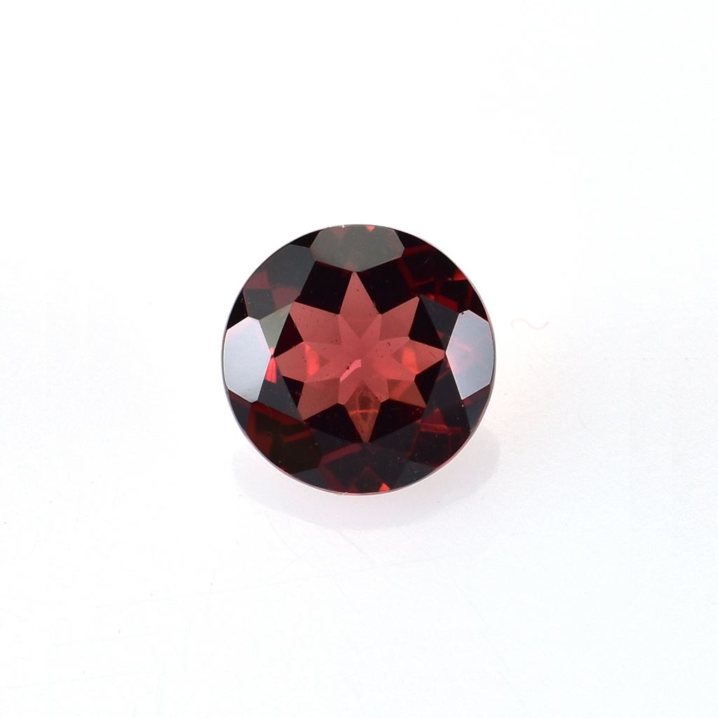 GARNET CUT ROUND (OPEN RED)( CLEAN) 6.00X6.00 MM 0.96 Cts.