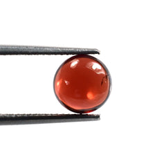 GARNET PLAIN ROUND CAB (OPEN RED)(CLEAN) 8.00X8.00 MM 3.00 Cts.
