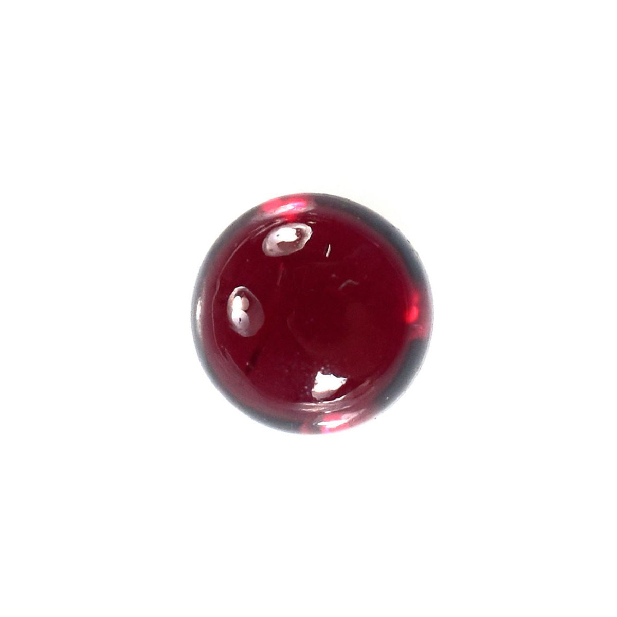 GARNET PLAIN ROUND CAB (MEDIUM RED)(HI) 6.00X6.00 MM 1.47 Cts.