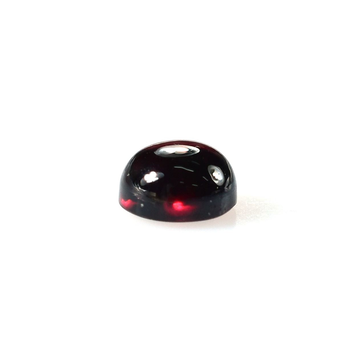 GARNET PLAIN ROUND CAB (MEDIUM RED)(HI) 6.00X6.00 MM 1.47 Cts.