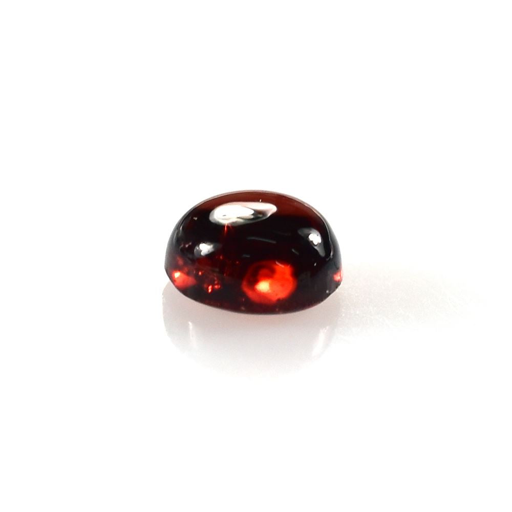 GARNET PLAIN ROUND CAB (OPEN RED)(HI) 6.00X6.00 MM 1.25 Cts.