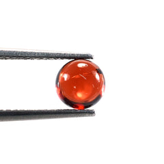 GARNET PLAIN ROUND CAB (OPEN RED)(HI) 6.00X6.00 MM 1.25 Cts.