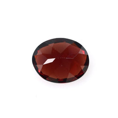 GARNET CUT OVAL (MEDIUM RED)(CLEAN) 10.00X8.00 MM 3.50 Cts.
