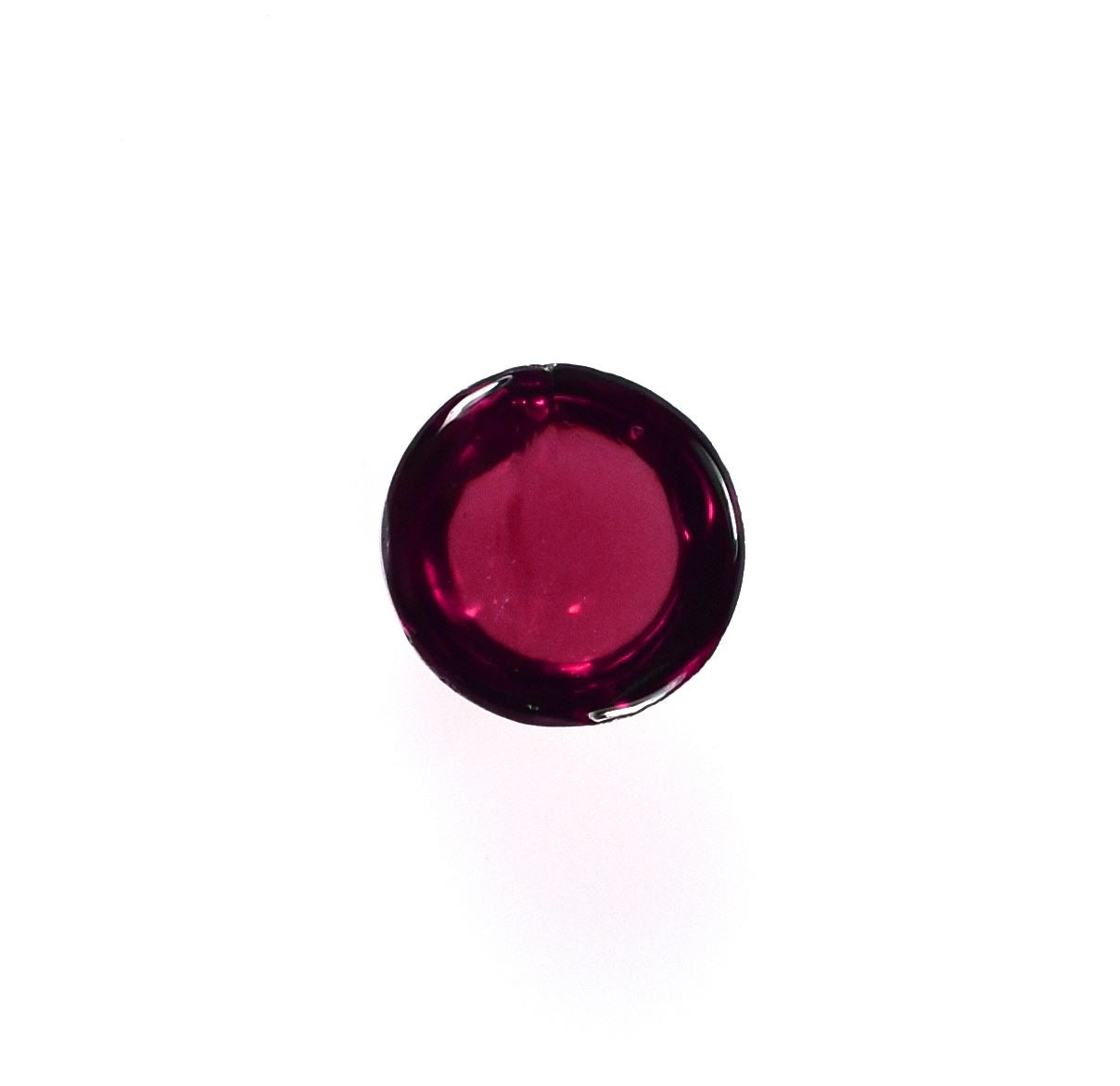 GARNET PLAIN ROUND CAB (OPEN RED)(HI) 5.00X5.00 MM 0.76 Cts.