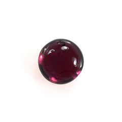 GARNET PLAIN ROUND CAB (DARK RED)(HI) 5.00X5.00 MM 0.88 Cts.