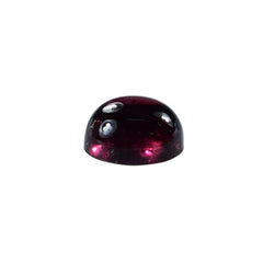 GARNET PLAIN ROUND CAB (DARK RED)(HI) 5.00X5.00 MM 0.88 Cts.