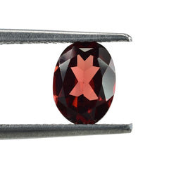 GARNET CUT OVAL (OPEN RED)(SI) 8.00X6.00 MM 1.45 Cts.