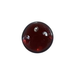 GARNET PLAIN ROUND CAB (OPEN RED)(CLEAN) 8.00X8.00 MM 2.40 Cts.