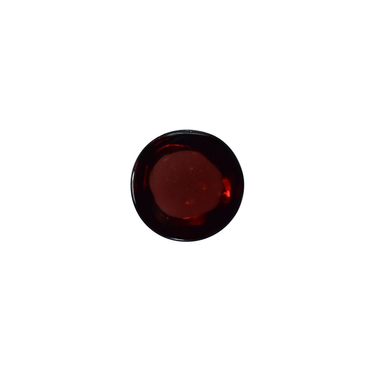 GARNET PLAIN ROUND CAB (OPEN RED)(CLEAN) 8.00X8.00 MM 2.40 Cts.