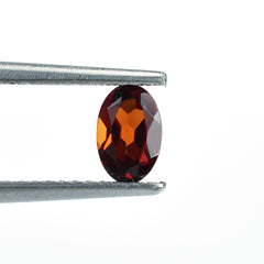 GARNET CUT OVAL (OPEN RED)(CLEAN) 6.00X4.00 MM 0.53 Cts.