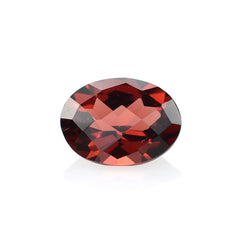 GARNET CHECKER CUT OVAL (OPEN RED)(SI) 8.00X6.00 MM 1.38 Cts.