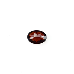 GARNET CHECKER CUT OVAL (DARK RED)(SI) 7.00X5.00 MM 0.80 Cts.