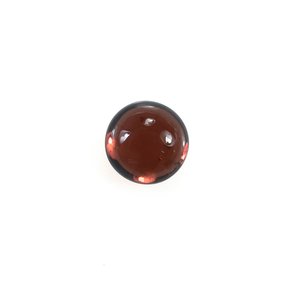 GARNET PLAIN ROUND CAB (OPEN RED)(SI) 4.00X4.00 MM 0.38 Cts.