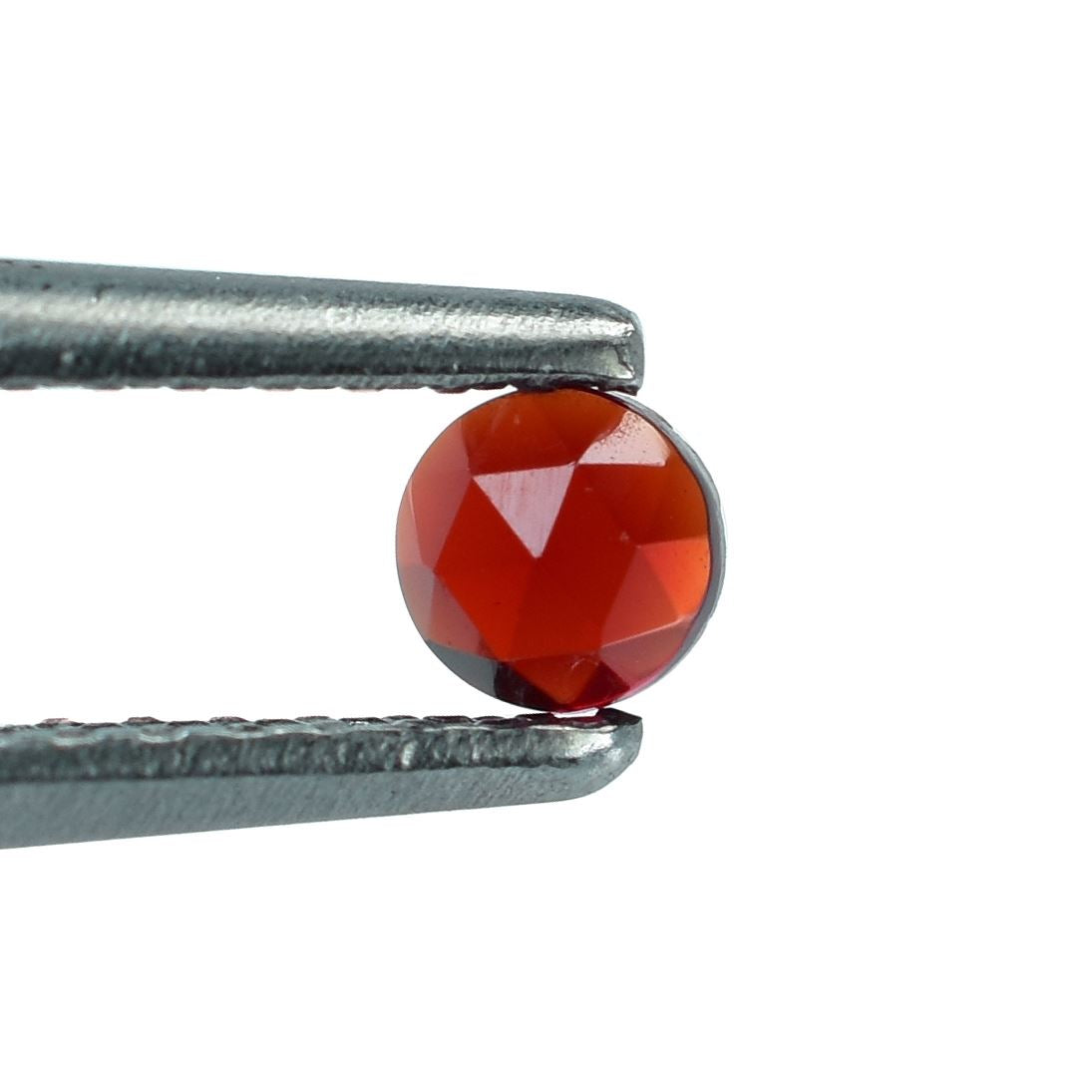 GARNET ROSE CUT ROUND CAB (MEDIUM RED)(CLEAN) 3.00X3.00 MM 0.17 Cts.