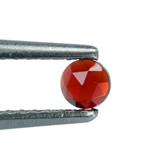 GARNET ROSE CUT ROUND CAB (MEDIUM RED)(CLEAN) 3.00X3.00 MM 0.17 Cts.