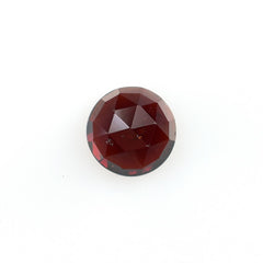 GARNET ROSE CUT ROUND CAB (DARK RED)(SI) 6.00X6.00 MM 1.18 Cts.