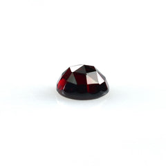 GARNET ROSE CUT ROUND CAB (DARK RED)(SI) 6.00X6.00 MM 1.18 Cts.