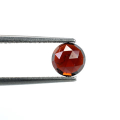GARNET ROSE CUT ROUND CAB (DARK RED)(SI) 6.00X6.00 MM 1.18 Cts.