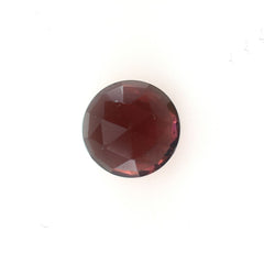 GARNET ROSE CUT ROUND CAB (OPEN RED)(CLEAN) 6.00X6.00 MM 1.14 Cts.