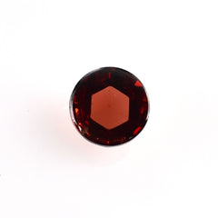 GARNET ROSE CUT ROUND CAB (OPEN RED)(CLEAN) 6.00X6.00 MM 1.14 Cts.