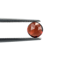 GARNET ROSE CUT ROUND CAB (OPEN RED)(CLEAN) 6.00X6.00 MM 1.14 Cts.