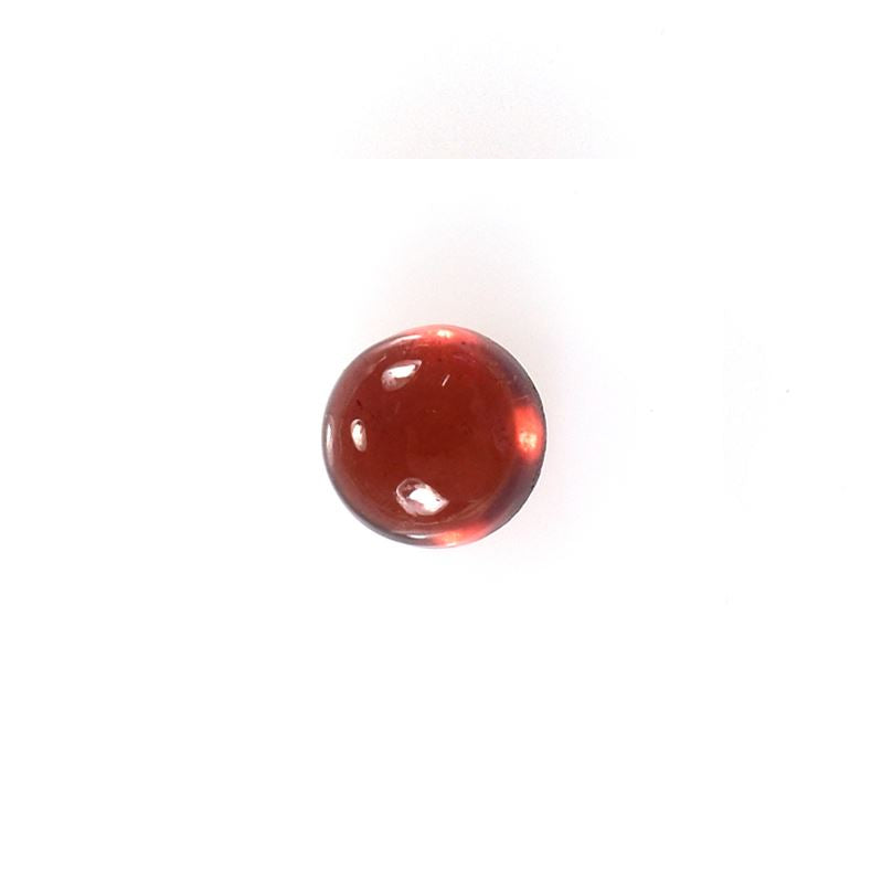 GARNET PLAIN ROUND CAB (MEDIUM RED)(CLEAN) 4.00X4.00 MM 0.40 Cts.