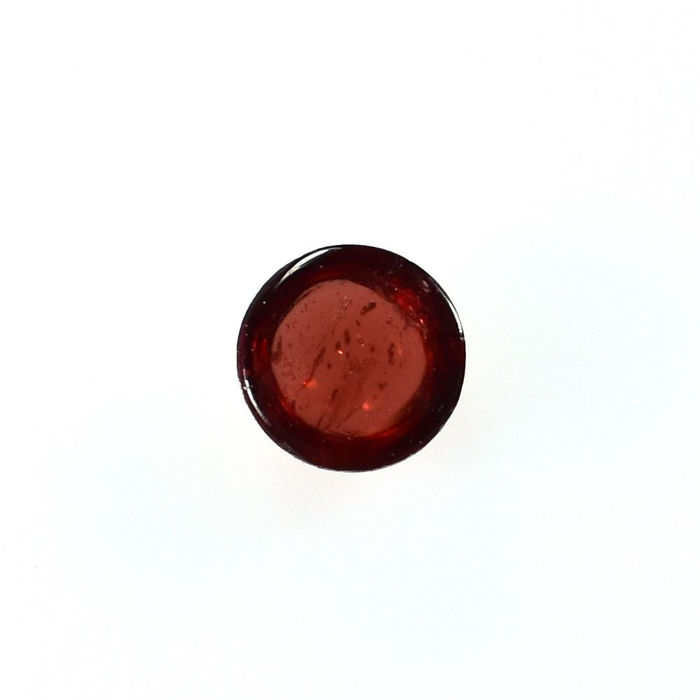 GARNET PLAIN ROUND CAB (MEDIUM RED)(SI)4.00X4.00 MM 0.40 Cts.
