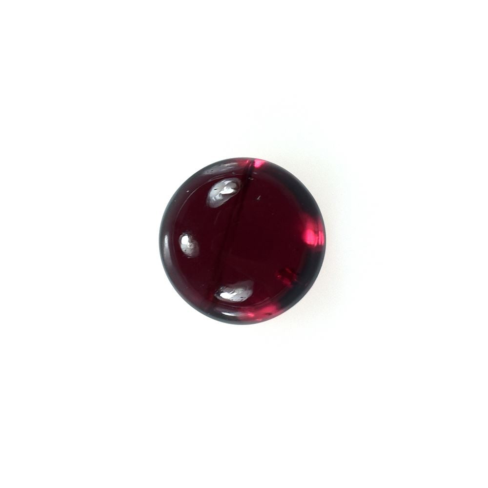 GARNET PLAIN ROUND CAB (DARK)(HI) 5.00X5.00 MM 0.86 Cts.