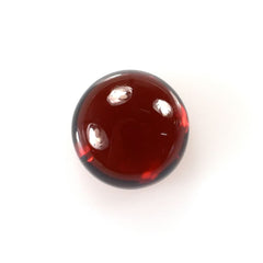 GARNET PLAIN ROUND CAB (DARK RED)(HI) 8.00X8.00 MM 2.96 Cts.