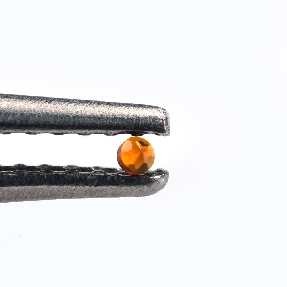 GARNET RED ROSE CUT ROUND CAB 1.00X1.00 MM 0.01 Cts.