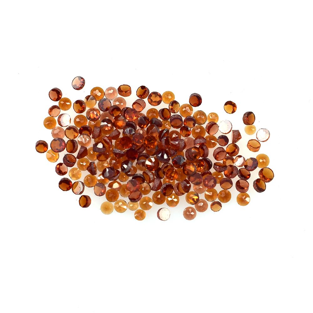 GARNET RED ROSE CUT ROUND CAB 1.00X1.00 MM 0.01 Cts.